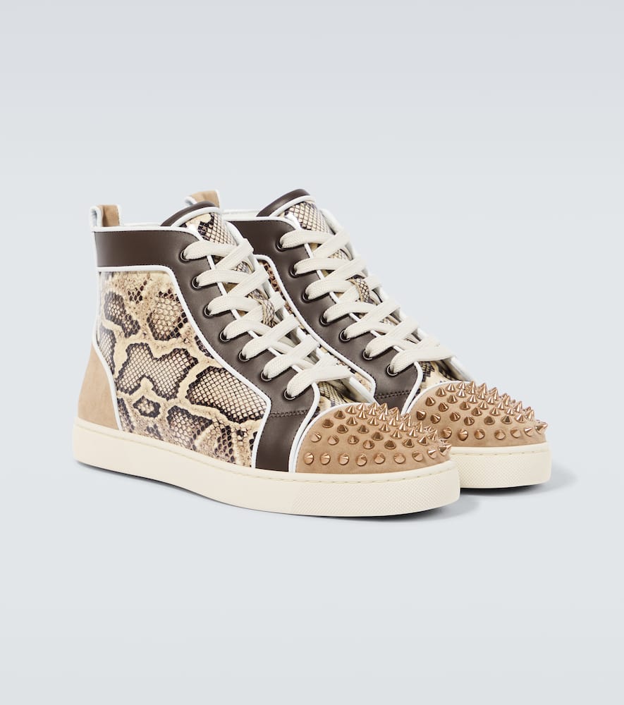 Lou Spikes leather sneakers