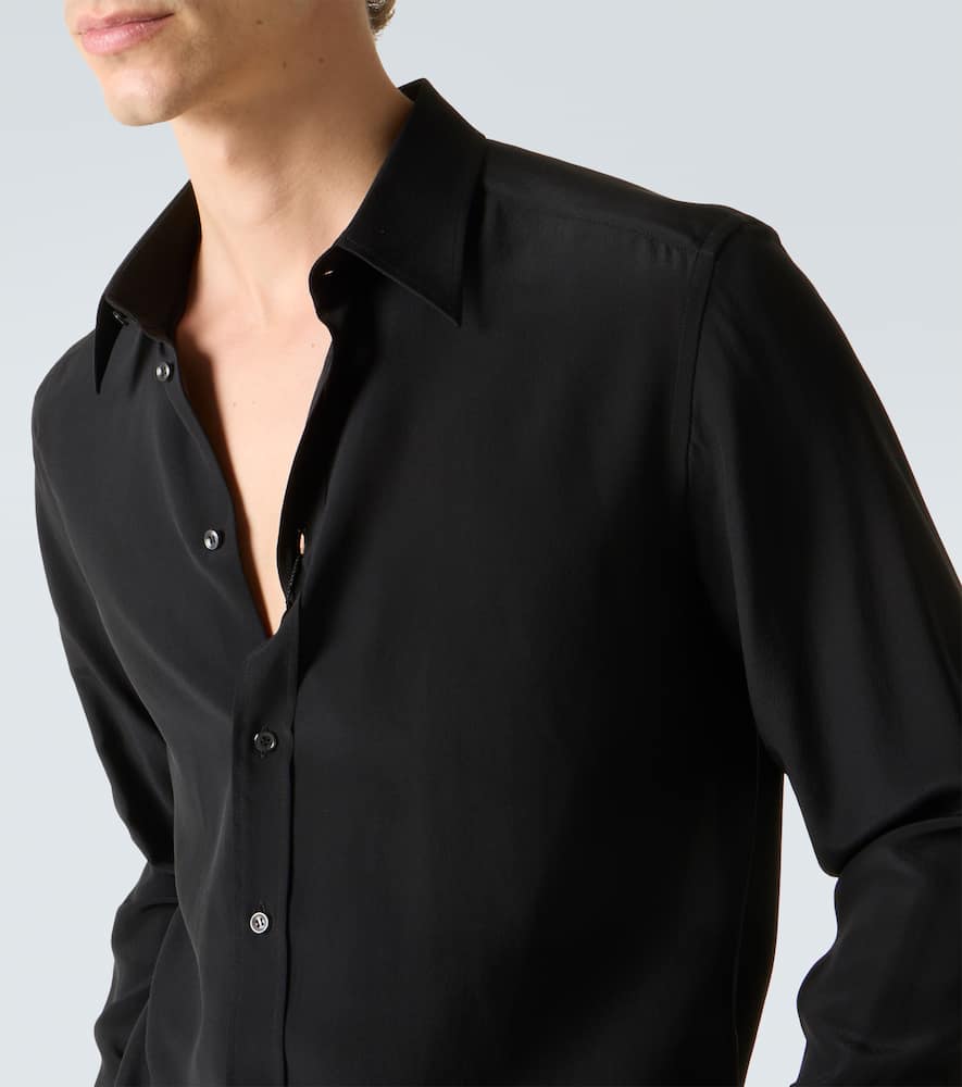 Silk crêpe de chine shirt