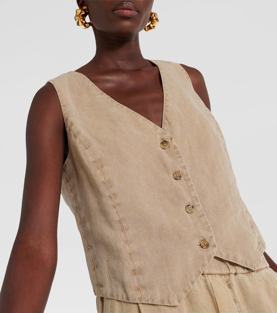 Mylie linen vest