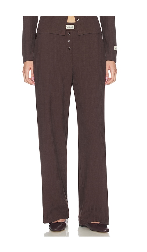 & Reckless Zoey Trousers in Chocolate. - S also in XS, M