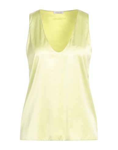 Patrizia Pepe Woman Top Pastel yellow Size 2 Viscose, Polyamide, Elastane