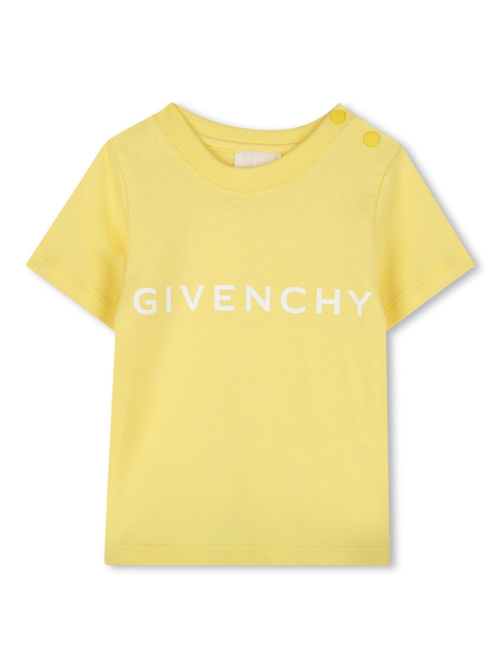 Logo-print T-shirt - Yellow