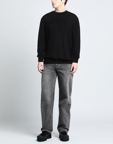 Per Anteprima Man Sweater Black Size 48 Virgin Wool