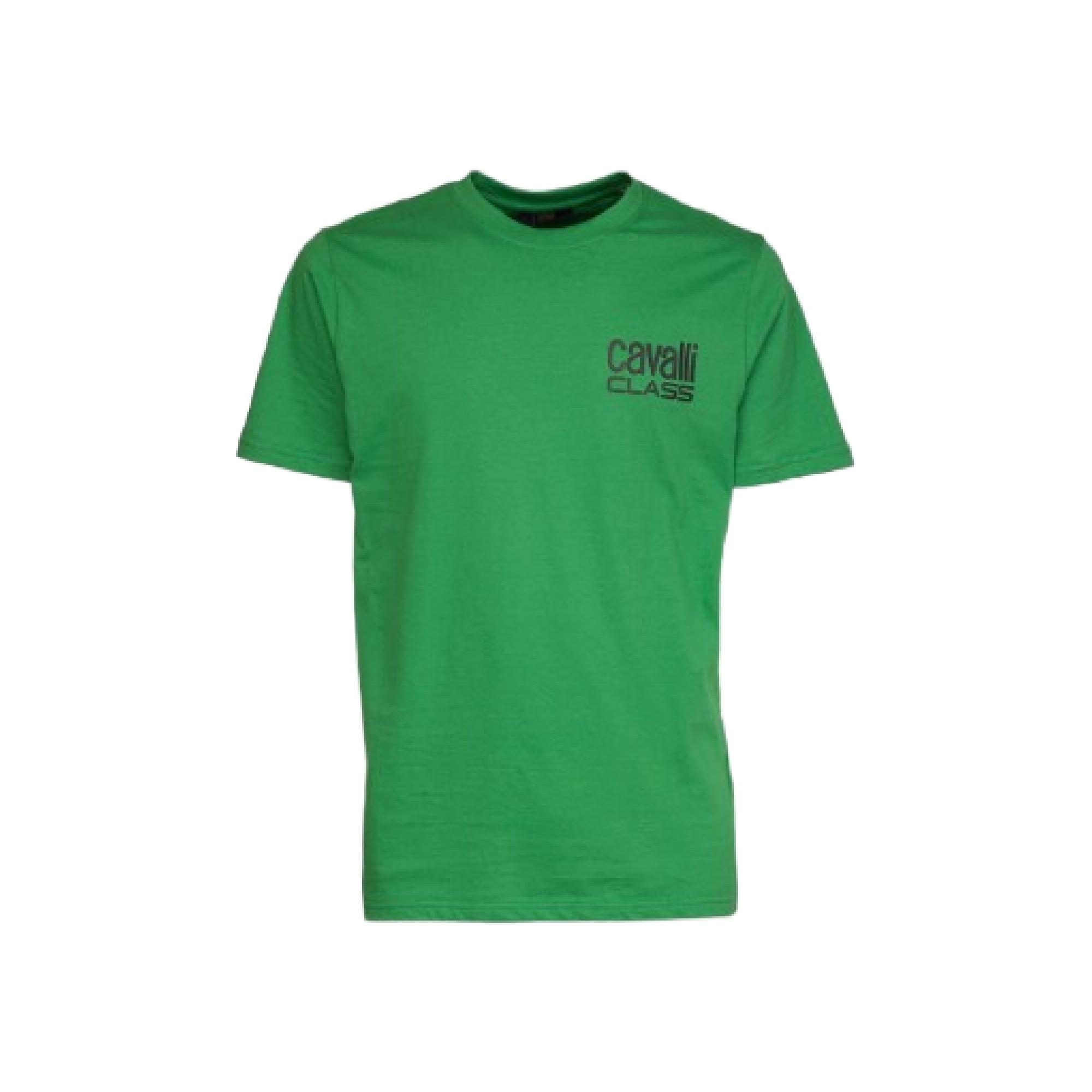 Cavalli Class Men's Green Logo T-shirt