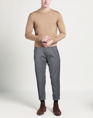 Man Pants Charcoal Size 40 Wool, Polyester, Elastane