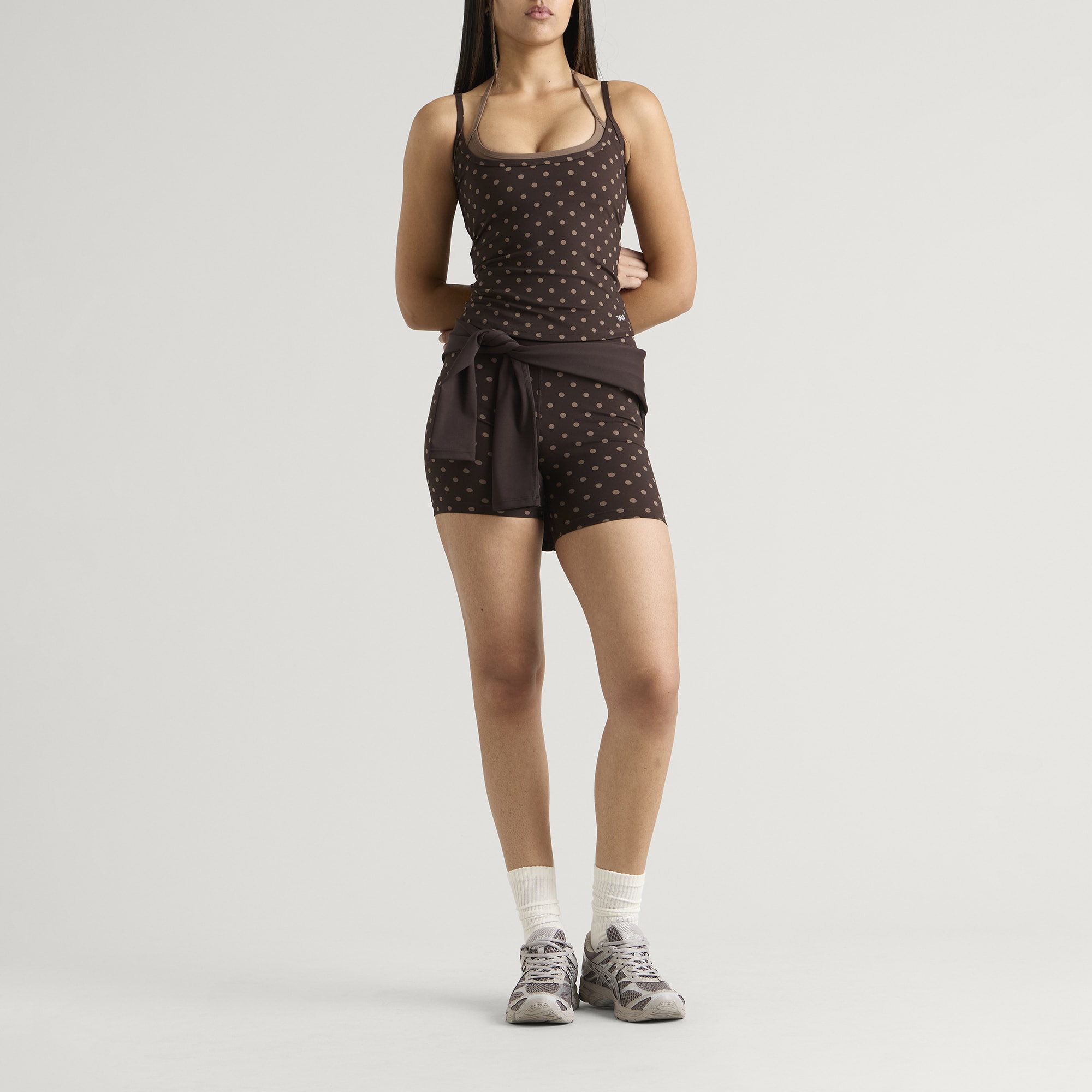 Women's DayFlex Double Layer Vest in Americano/Cortado Polka Dot
