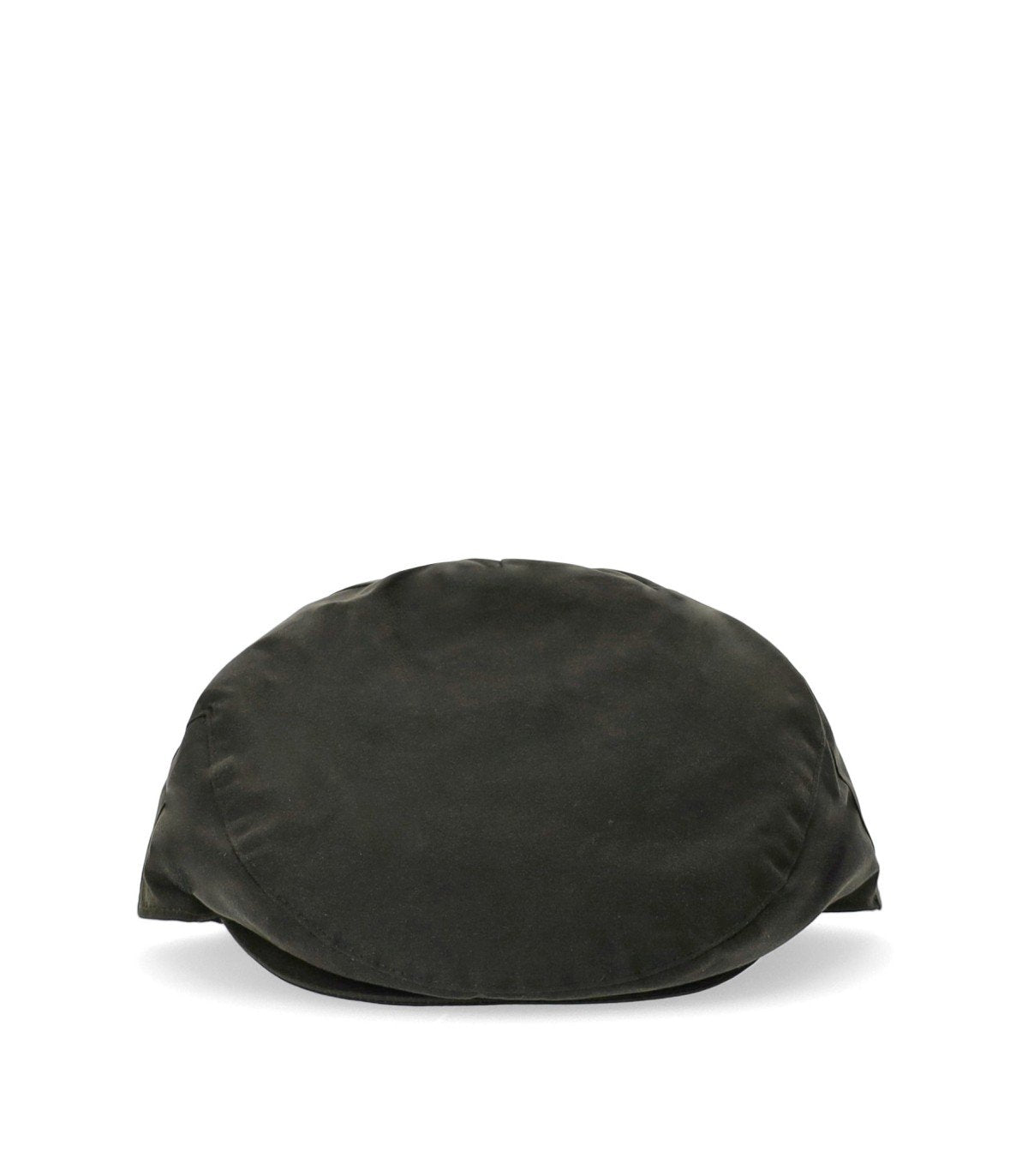 Barbour Olive Green Waxed Flat Cap