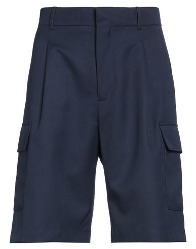 Drôle De Monsieur Man Shorts & Bermuda Shorts Navy Size S Polyester, Virgin Wool