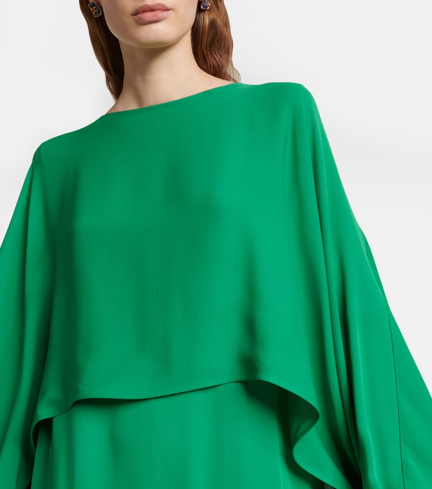 Valentino Caped cady couture gown