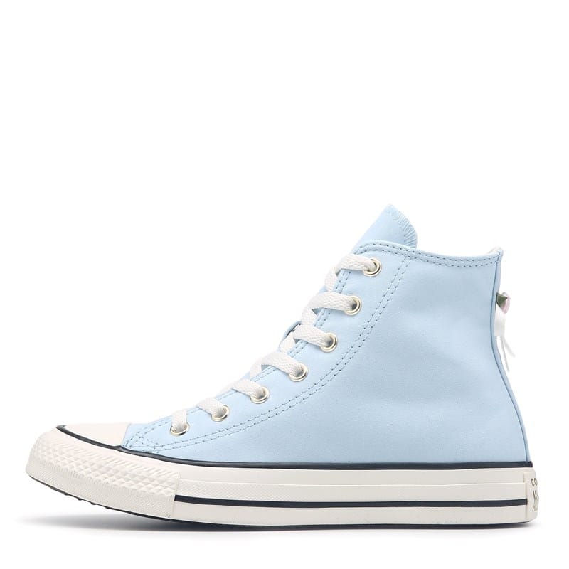 Kids' Chuck Taylor All Star 1v High Top Sneaker Big Kid Shoes (Clear Skies/White)
