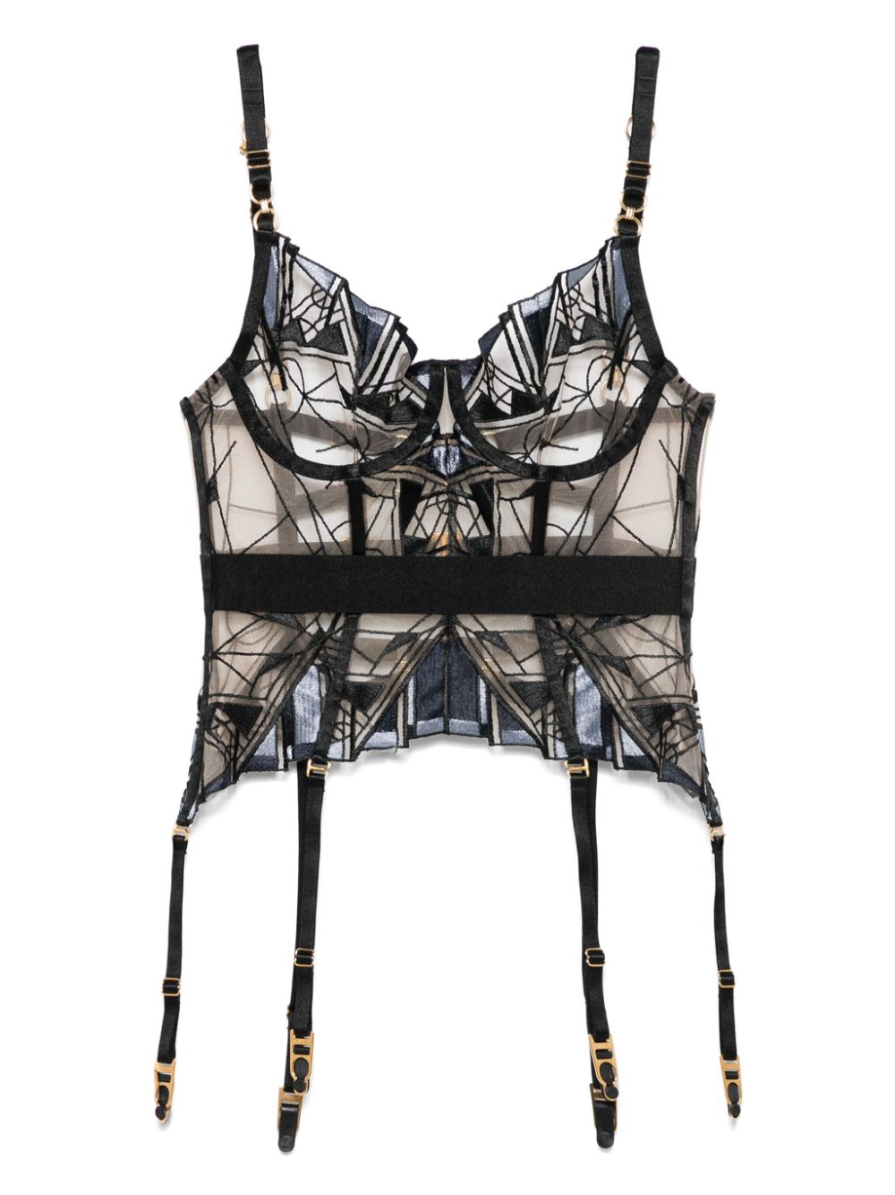 Cubism corset - Black