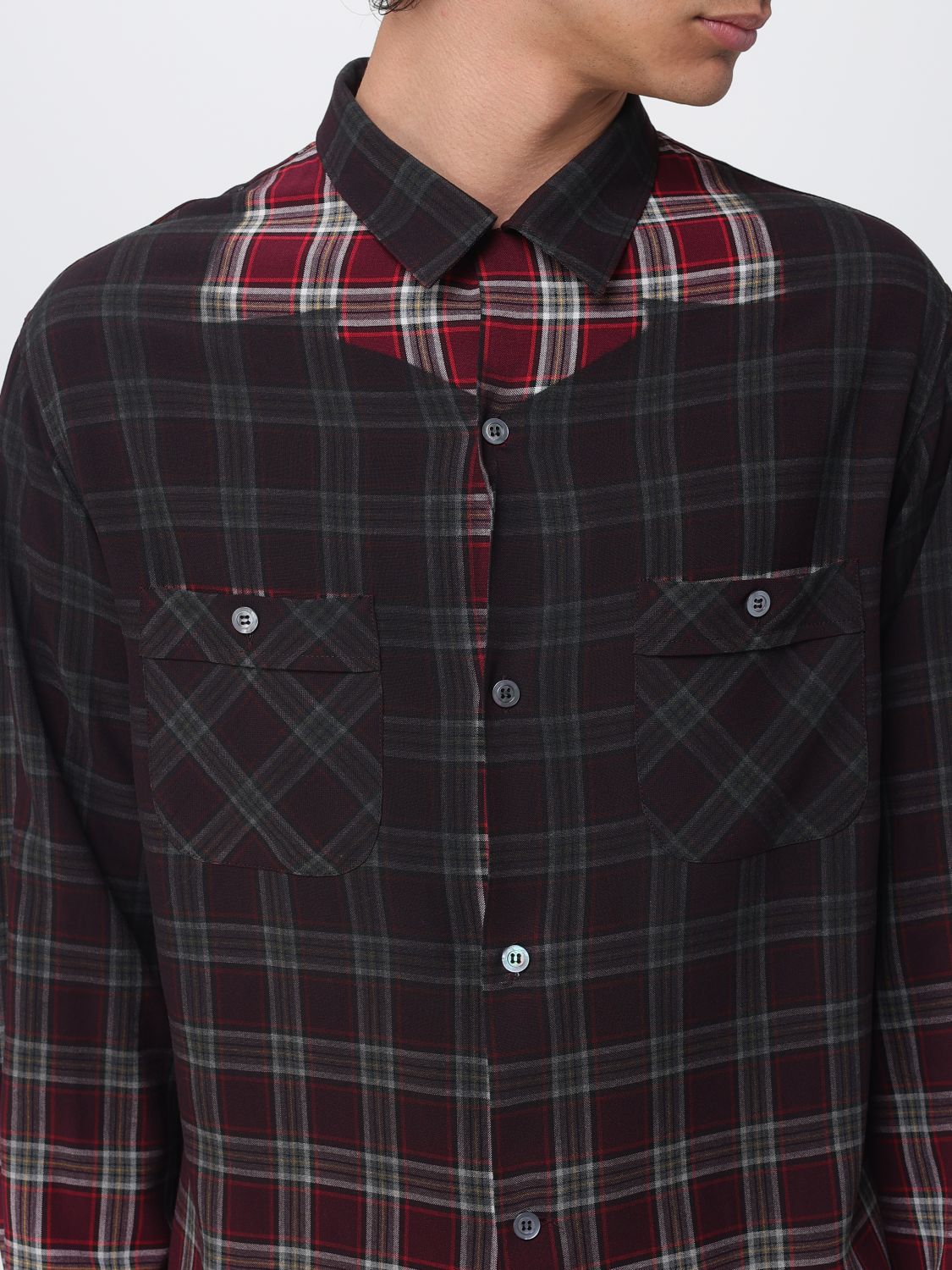 Shirt Men color Red