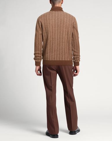 Man Sweater Brown Size L Wool