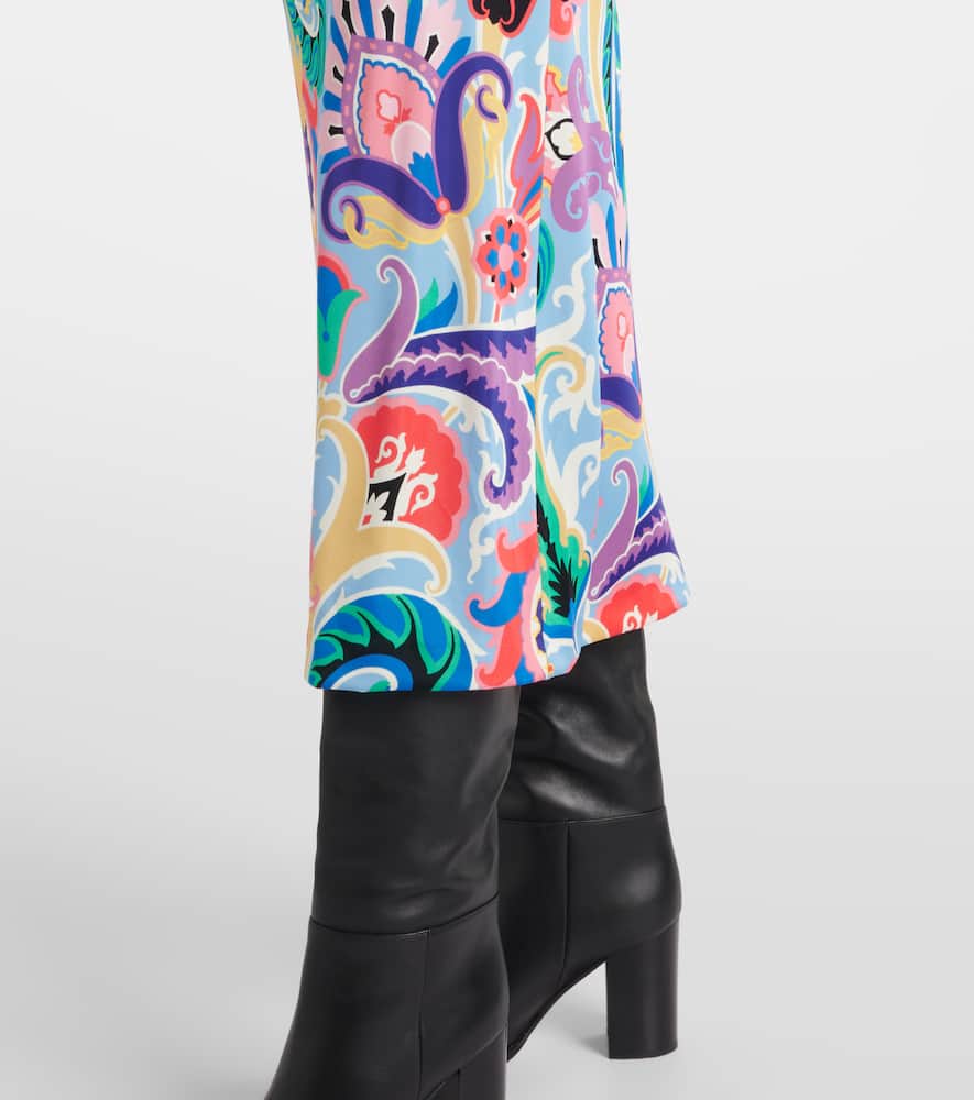Paisley midi dress