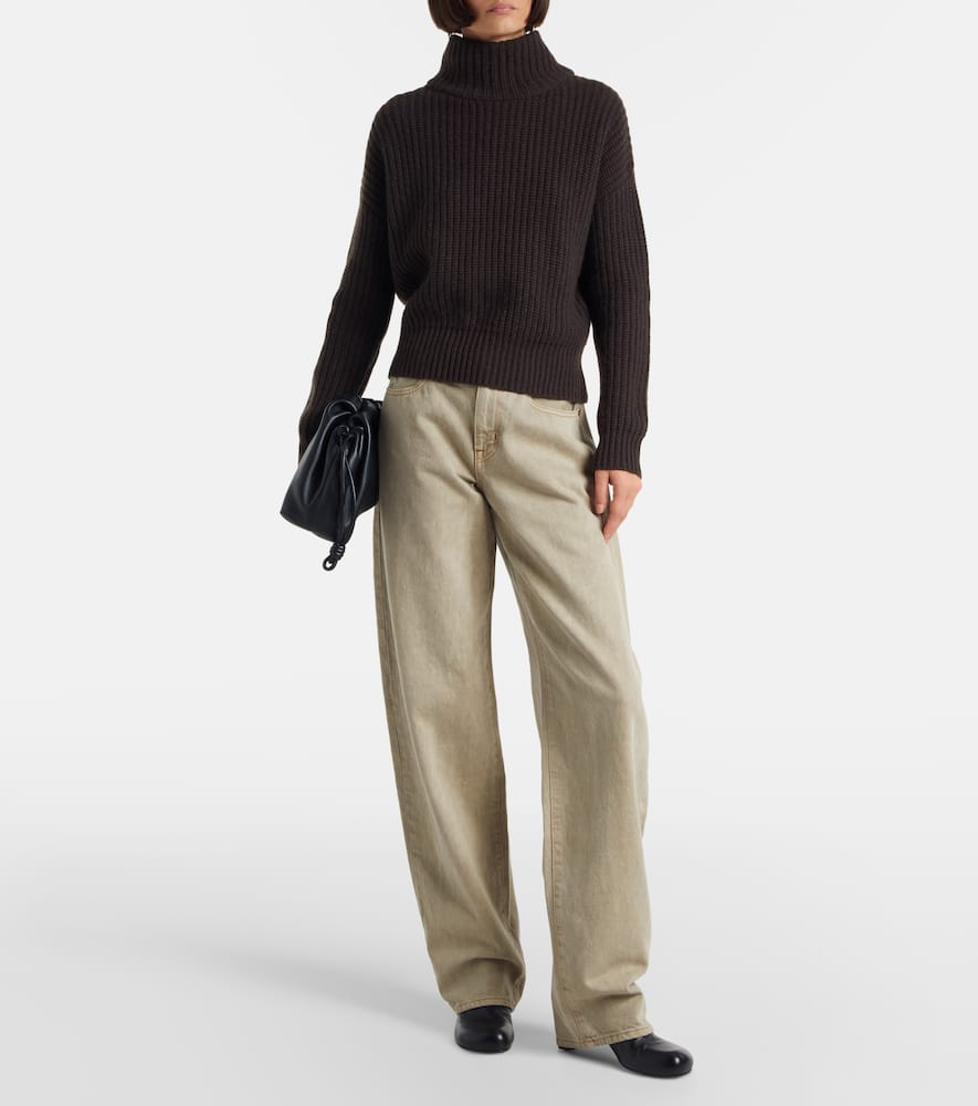 Tess high-rise wide-leg jeans