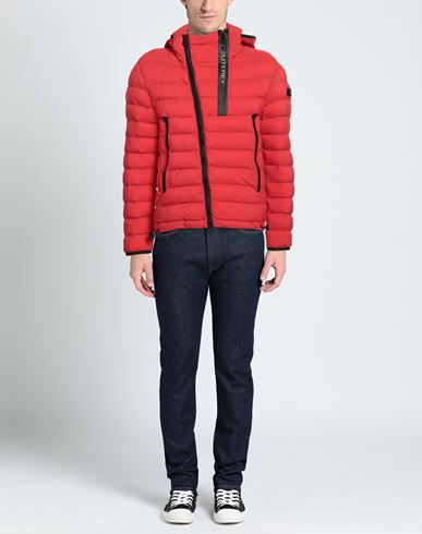 Man Puffer Red Size XXL Polyamide