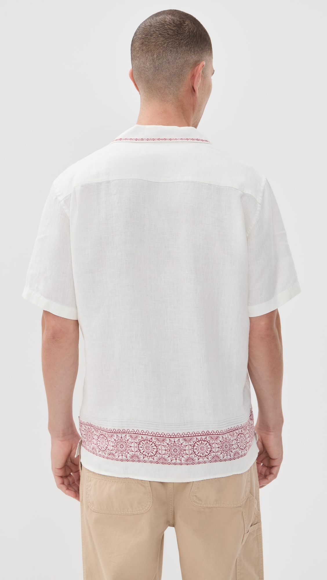 Maitan Linen Alchemy Shirt Dark Ruby