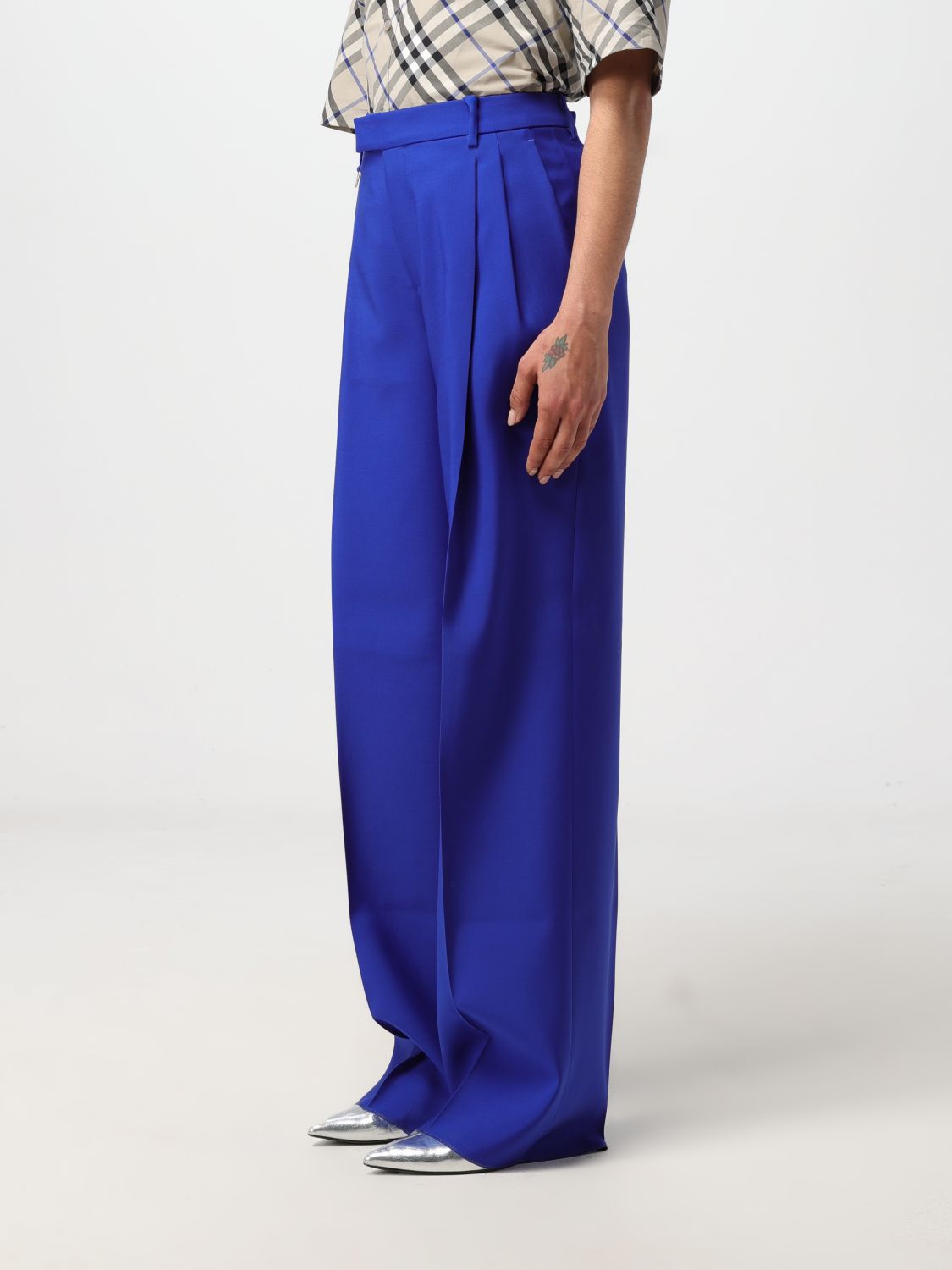 Pants Woman color Blue