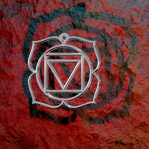 Sterling Silver Root Chakra Earrings