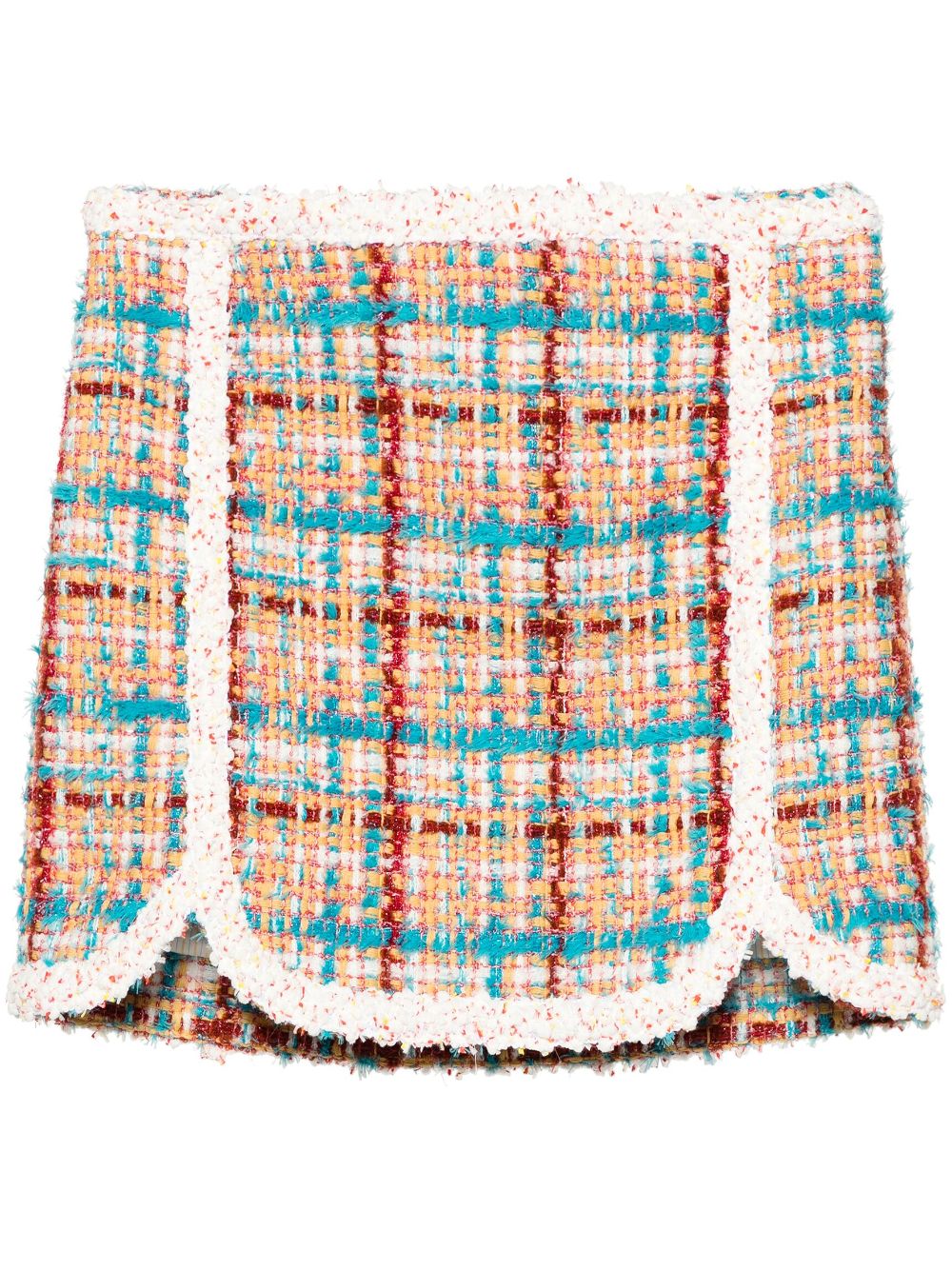 Upper East Side bouclé miniskirt - Orange
