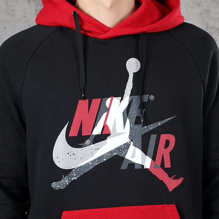 Air Jumpman Classics Contrast Color Stitching Casual Sports Black