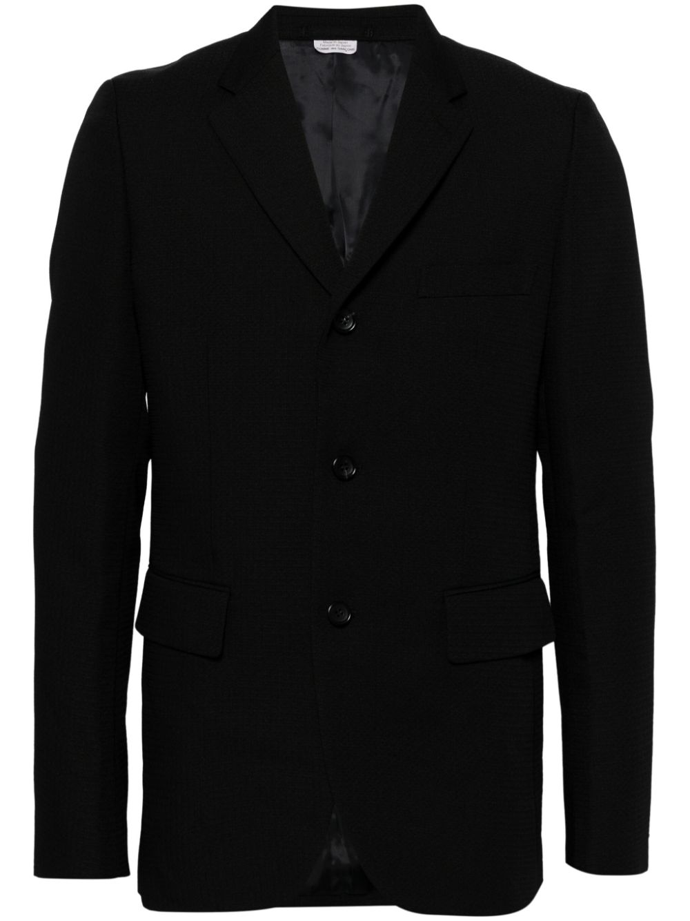 Single-breasted blazer - Black