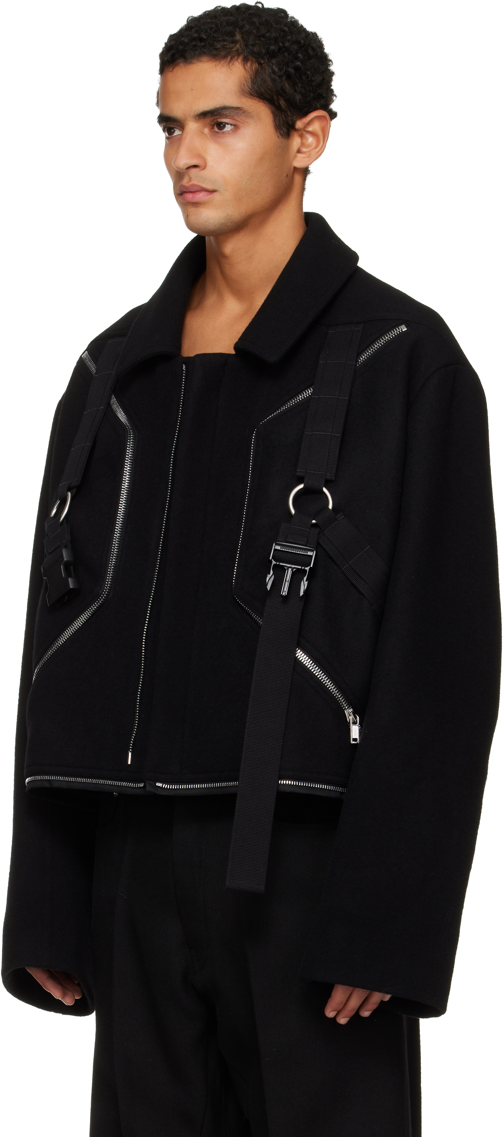 Black Concordians Blixa Jumbo Mac Coat