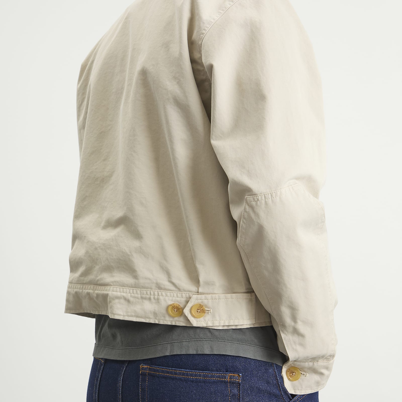 Men's Washed Andover Jacket in Pale Khaki