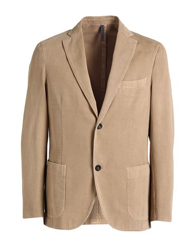 Montedoro Man Blazer Camel Size 38 Cotton, Cashmere