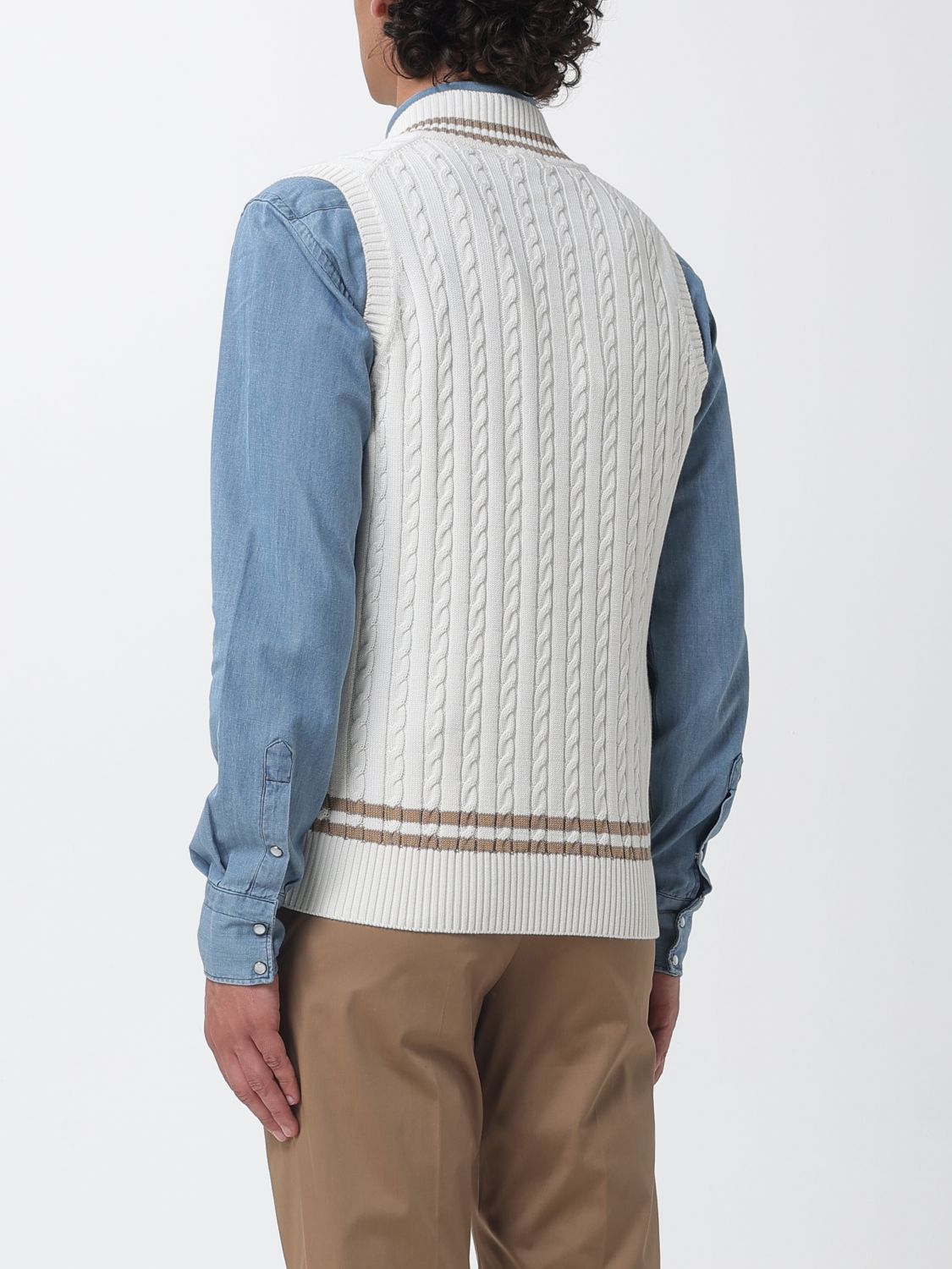 Jacket Men color White