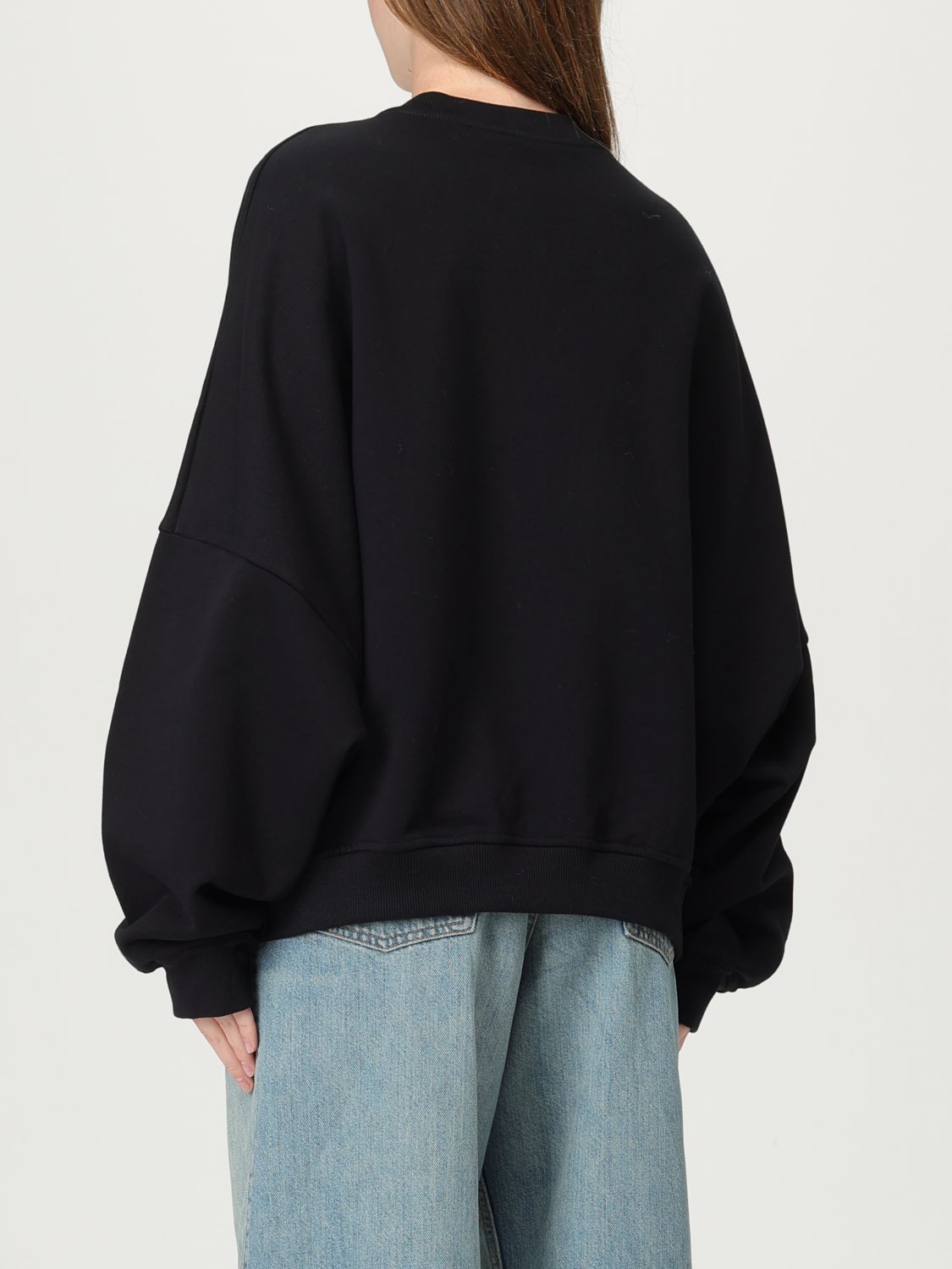 Sweatshirt Woman color Black