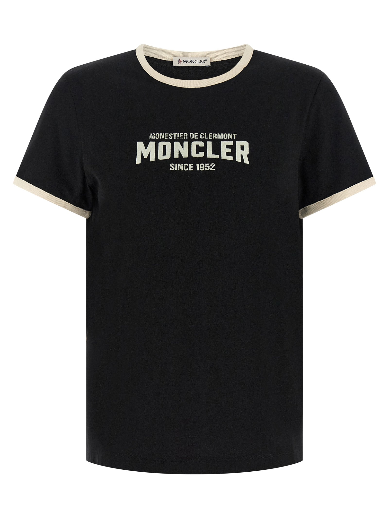 Logo-Embroidered Cotton T-Shirt — Black
