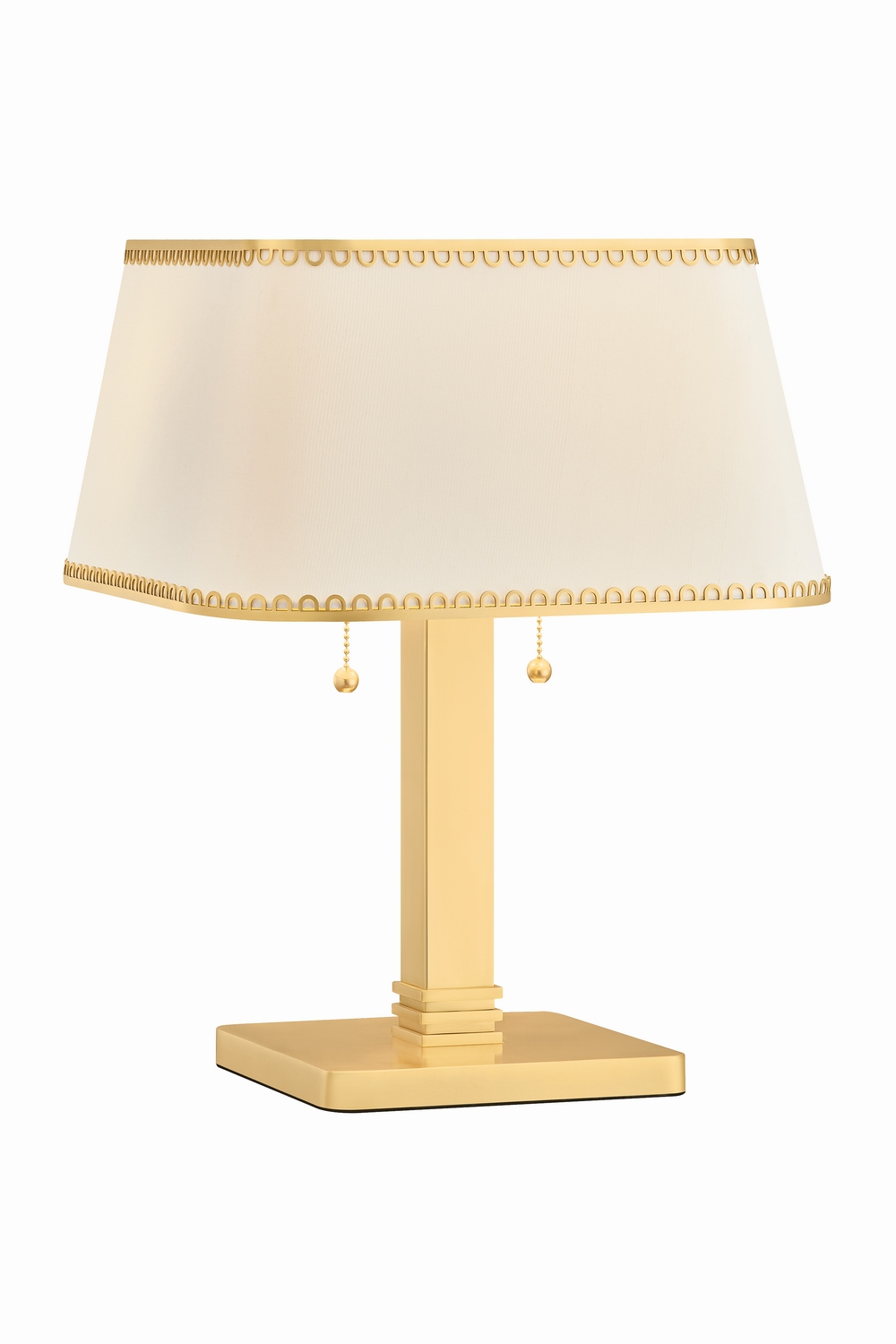 Aged Brass Table Lamp from the Claude Collection
