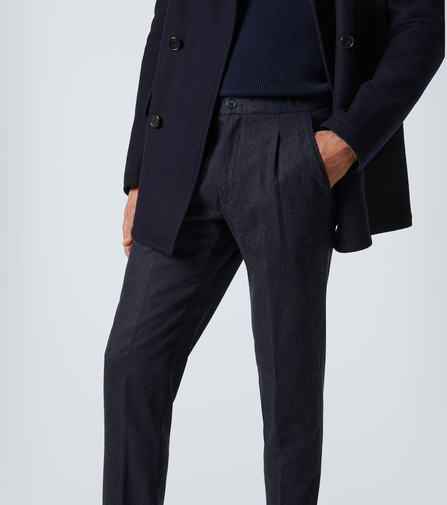 Cashmere straight pants