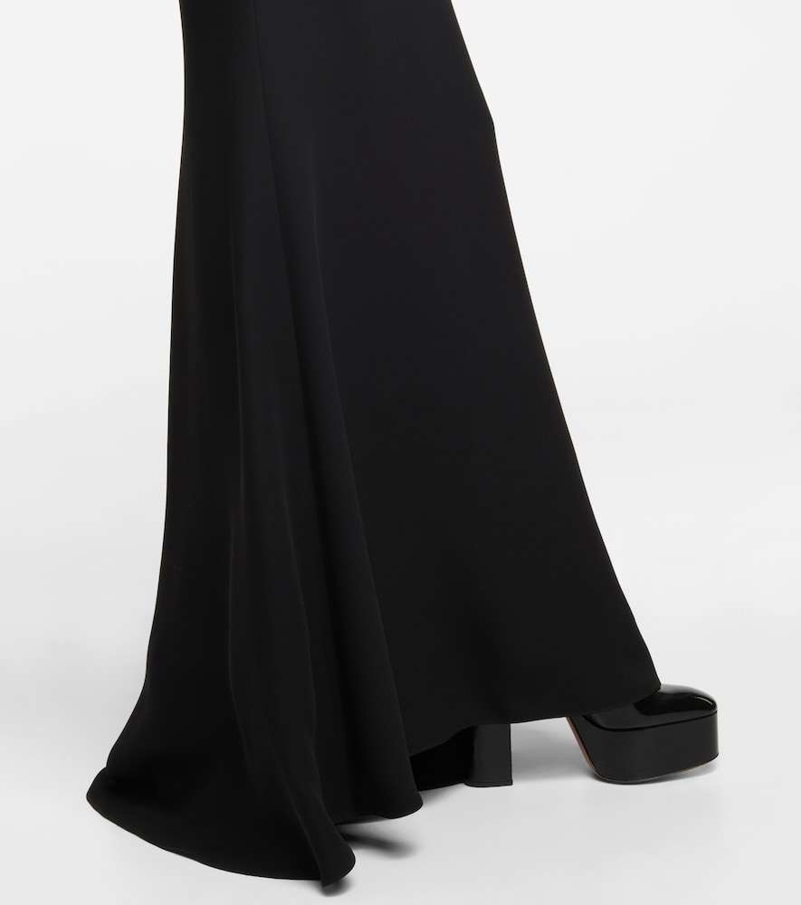 Silk maxi skirt