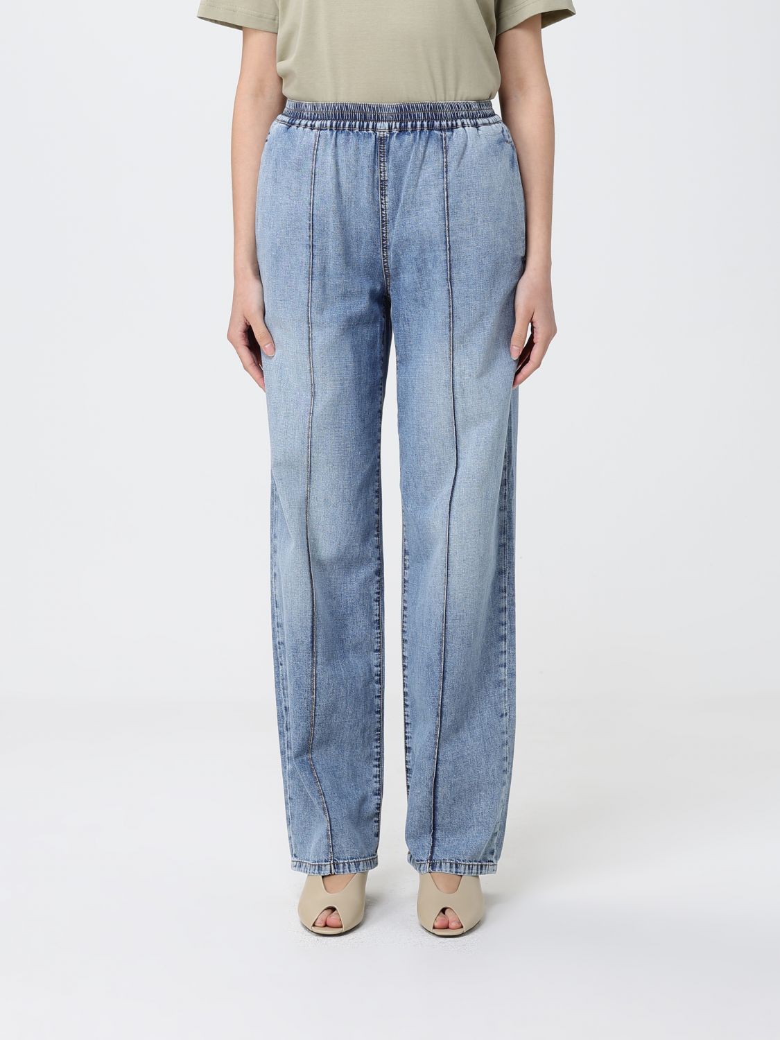 Pants Woman color Sky Blue