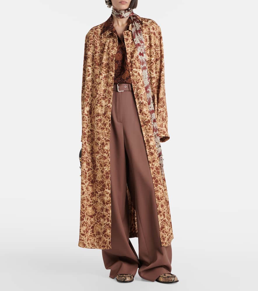 Leopard-print coat
