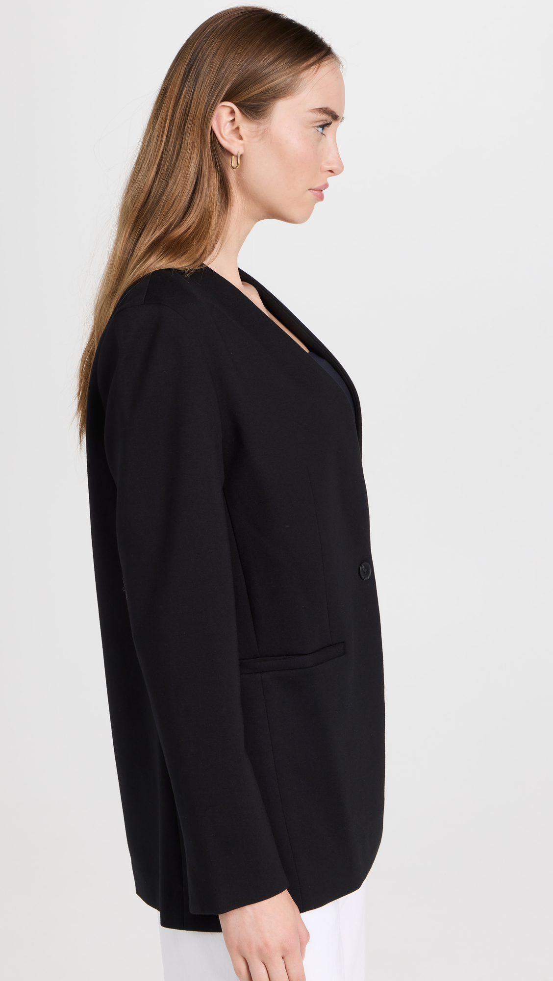 Perfect Collarless Blazer