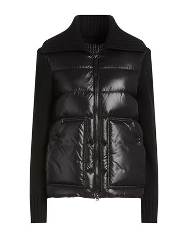 Woman Puffer Black Size 10 Polyamide, Wool