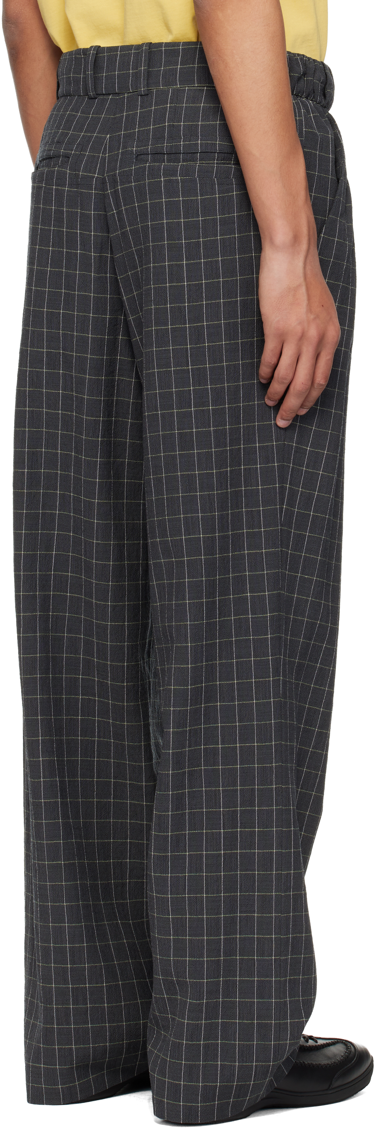 Gray Minna Gathered Trousers