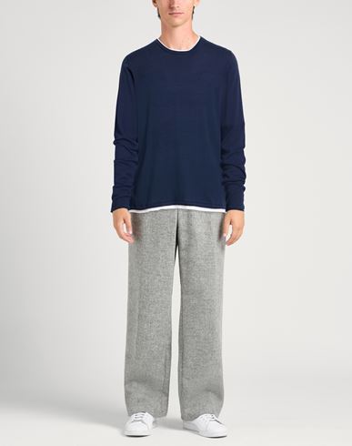 Man Sweater Midnight blue Size S Cotton