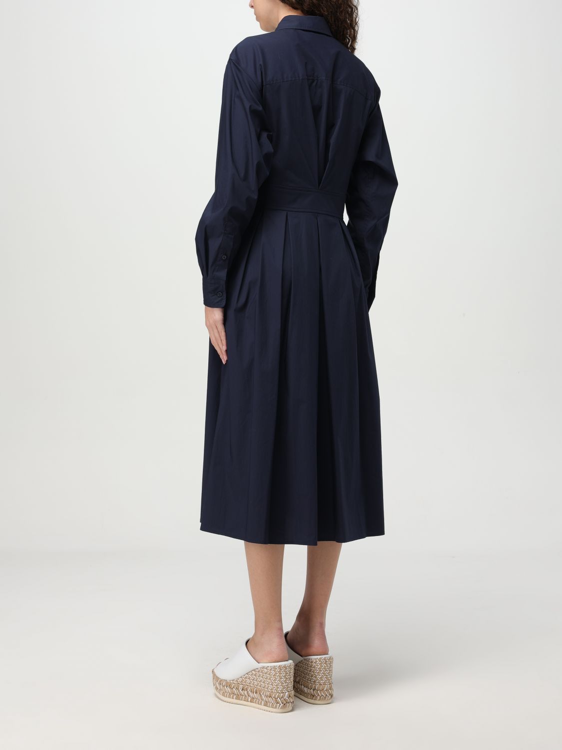 Shirt midi dress - Blue