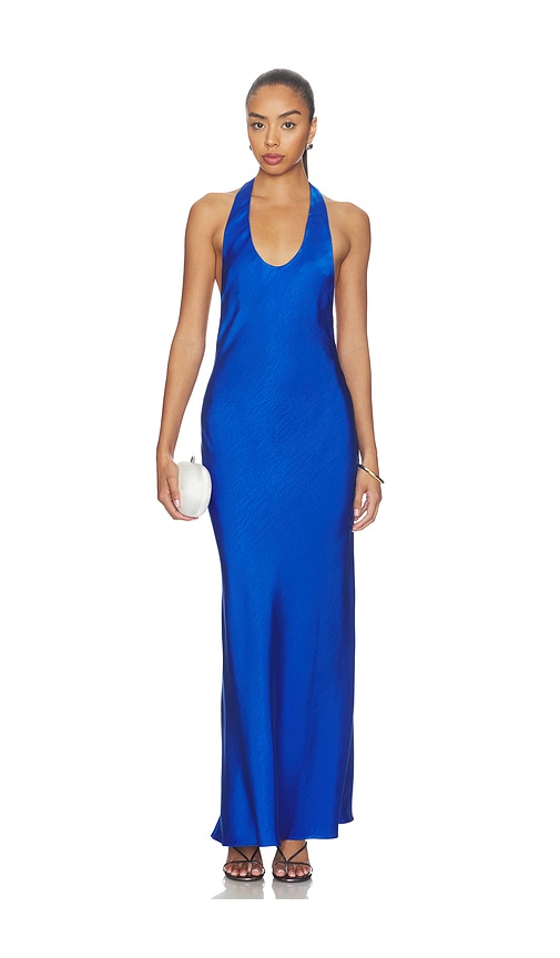 LIONESS Bare Maxi Dress in Blue. - XXL also in L, M, S, XL