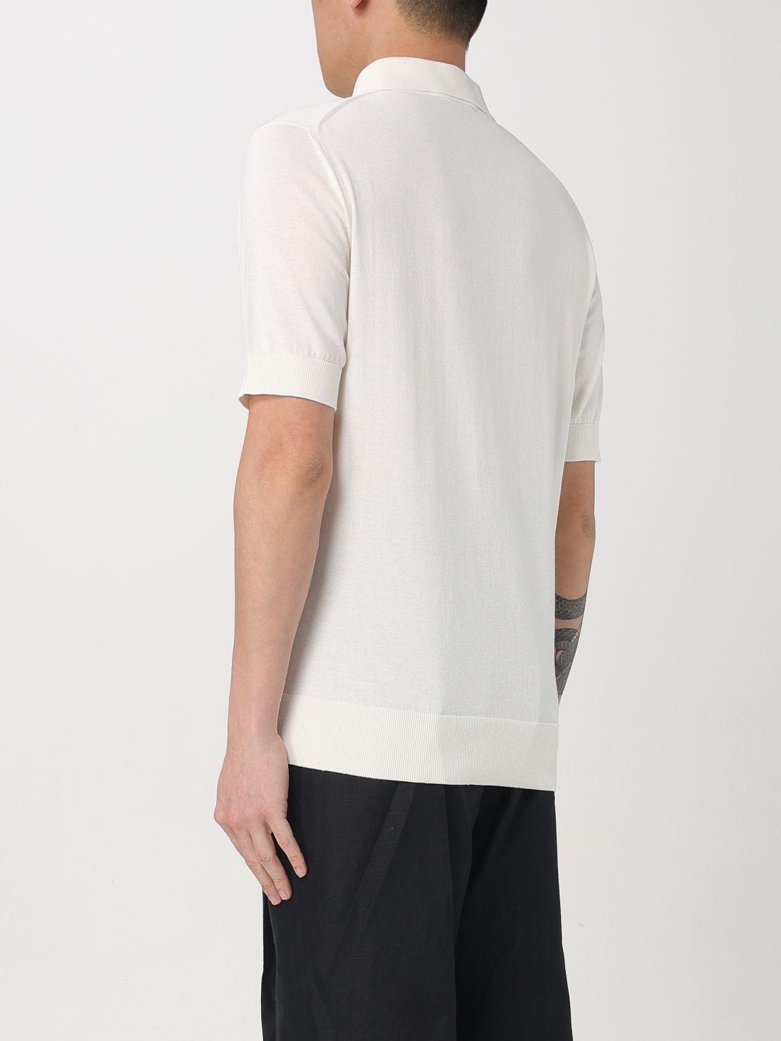 Polo Shirt Men color White