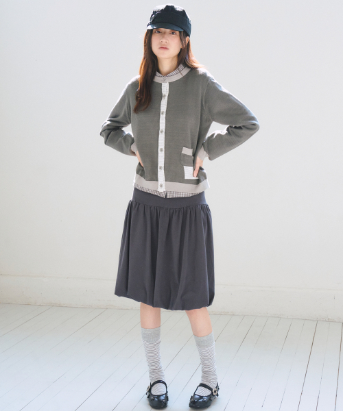 Soft Balloon Sweat Skirt