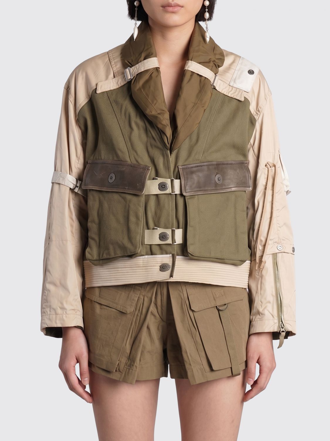 Jacket Woman color Green