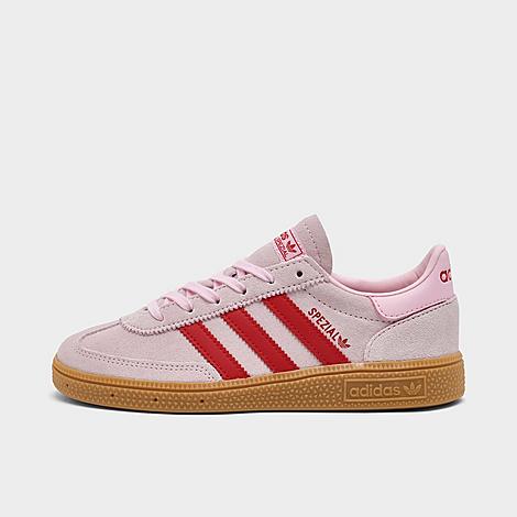Little Kids Originals Handball Spezial Casual Shoes in Clear Pink/Pure Ruby/Gum