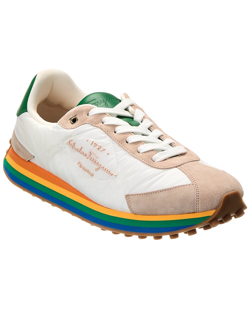 Iggy Dolmias Saddle B Suede & Leather-Trim Sneaker