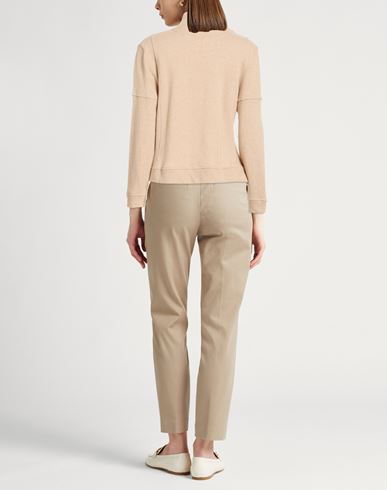 Woman Turtleneck Beige Size S Cashmere, Viscose, Linen, Wool