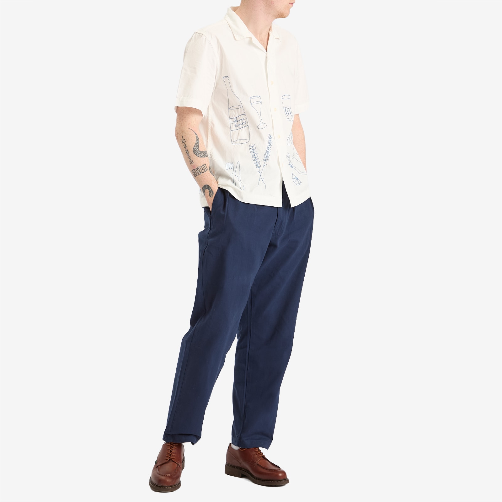 Service Works Men's Drill Part Timer Pant in Navy